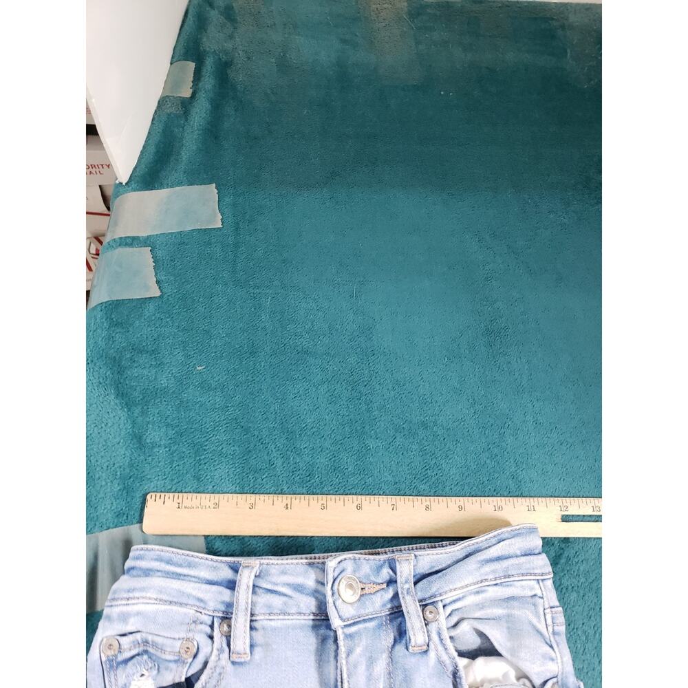 American Eagle Jeans Size 00 Womens Blue Stretch Pants High Rise Real Flared - Picture 11 of 15